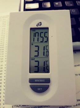 Temperatura en el centro de salud Los Cármenes