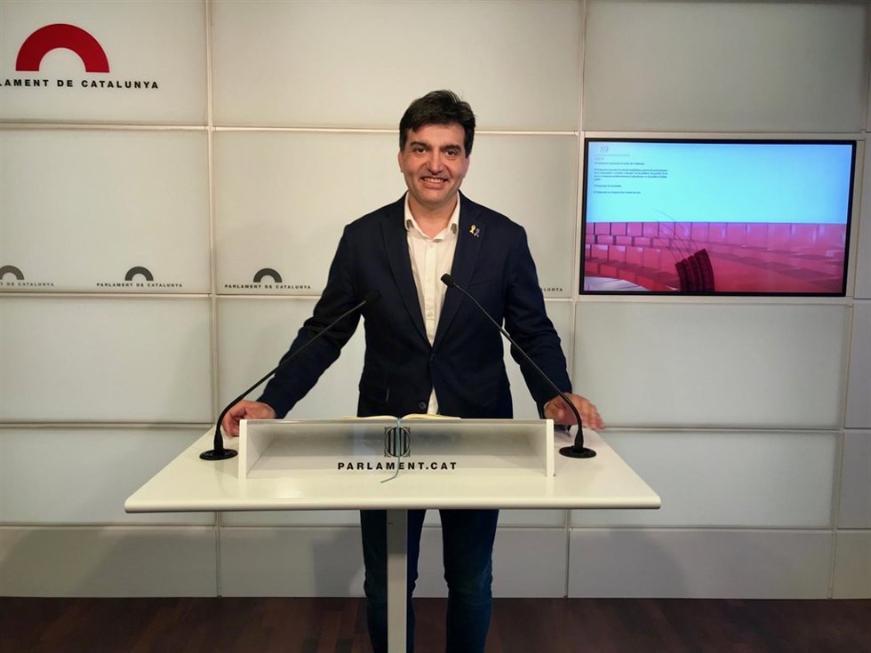 El presidente de ERC en el Parlament, Sergi Sabrià