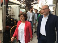 Santamaría subraya que es "partidaria de la integración" y de la "generosidad": "A Cospedal, la primera"