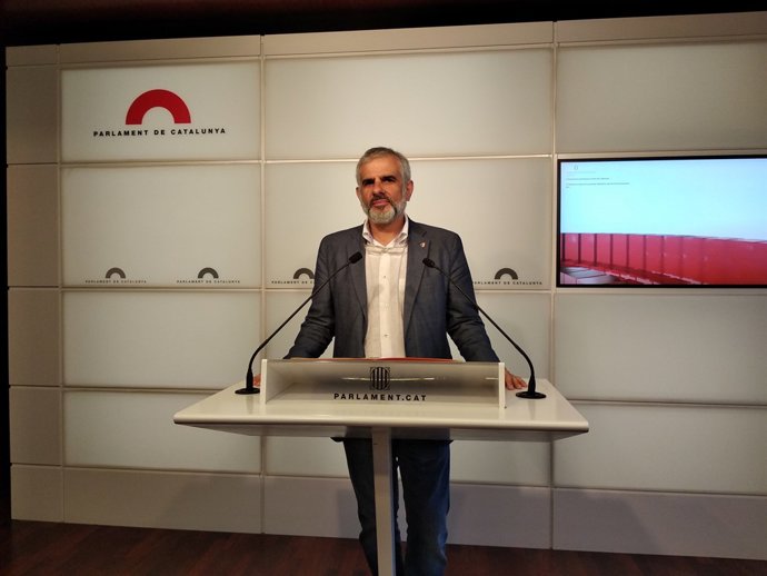 ARXIVO / El portaveu d'Cs en el Parlament, Carlos Carrizosa