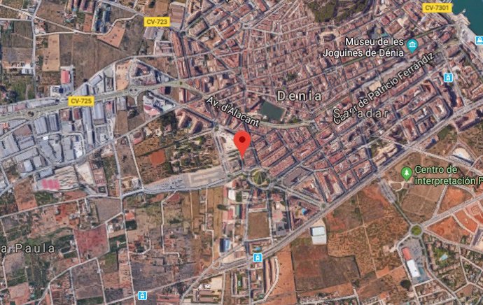 Calle Poeta Federico García Lorca de Dénia