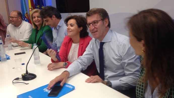 Soraya Sáenz de Santamaría en A Coruña