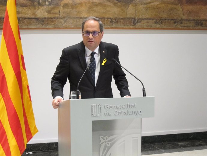ARCHIVO/ El presidente de la Generalitat, Quim Torra           