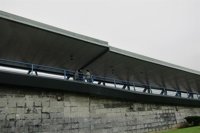 Reabierto al trafico de peatones el Puente Euskalduna con acceso únicamente por las escaleras