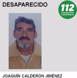 Joaquín Calderón Jiménez, vecino de Herrera del Duque desaparecido