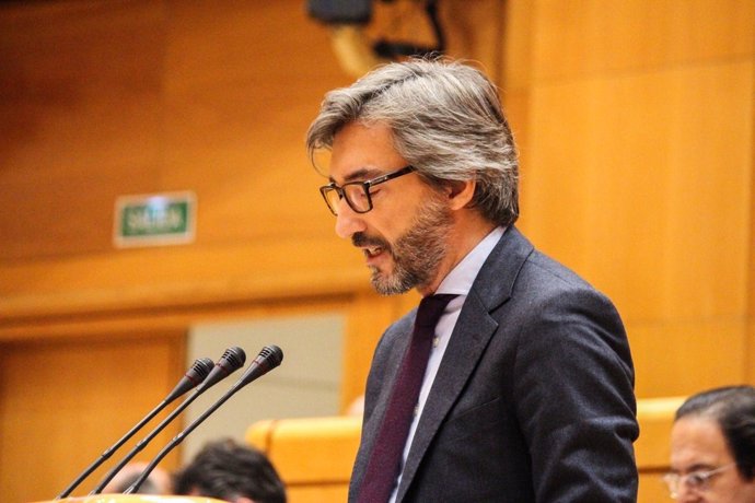 Iñaki Oyarzábal en el Pleno del Senado (Foto Archivo)