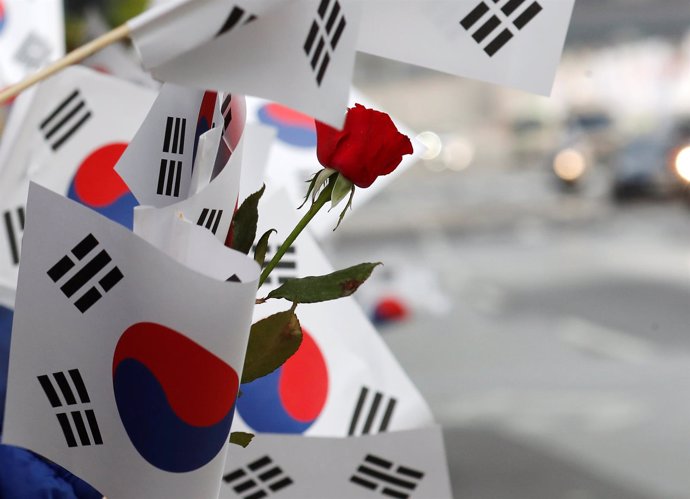 Banderas de Corea del Sur