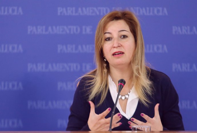 La portavoz de Hacienda de Podemos Andalucía, Carmen Lizárraga