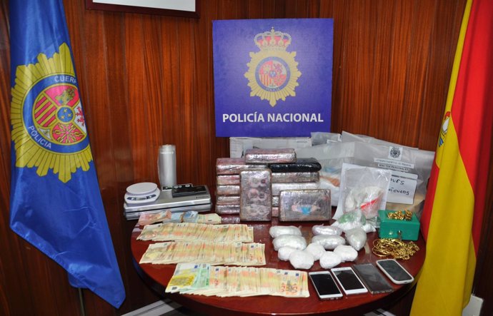 Cocaína intervenida en Jerez y El Puerto