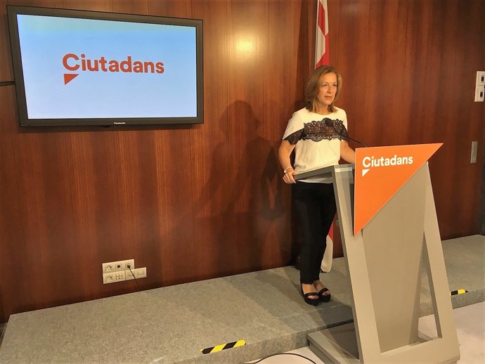 La líder de Cs en el Ayuntamiento de Barcelona, Carina Mejías