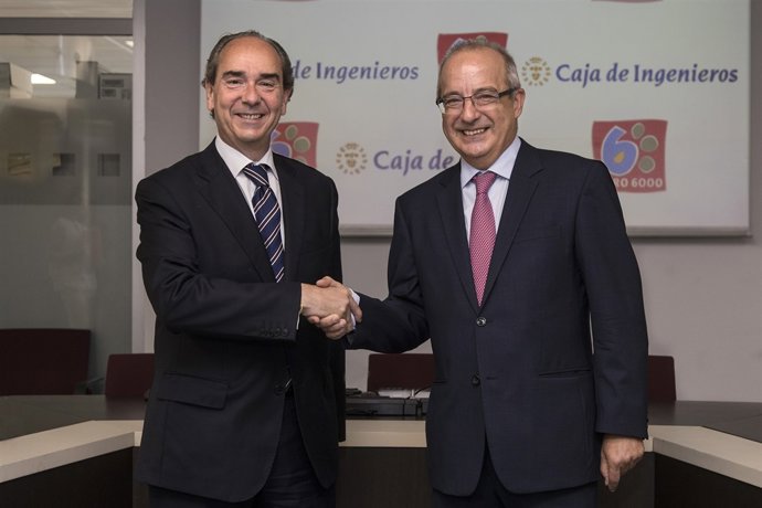 José Ignacio Oto (Euro 6000) i Joan Cavallé (Caixa d'Enginyers)