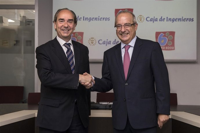 José Ignacio Oto (Euro 6000) i Joan Cavallé (Caixa d'Enginyers)