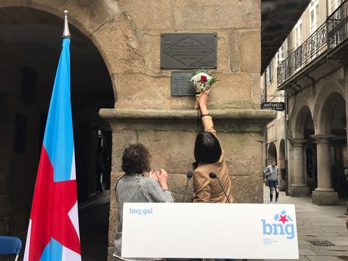 Homenaje por una "república gallega" en Santiago, BNG