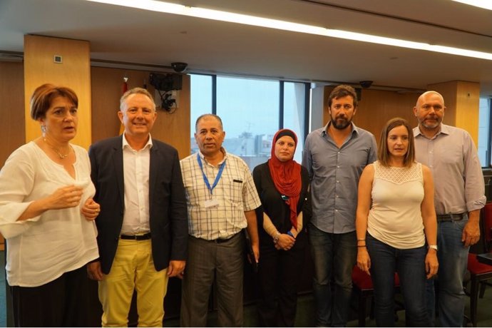  Manal Tamimi E Hisham Sharabati Con El Intergrupo Sobre Palestina