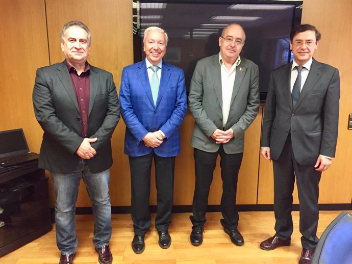 Antoni Abad, David Garrofé y Josep Bargalló