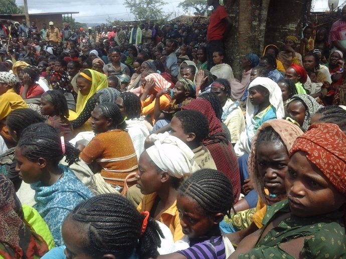 Desplazados por la violencia en el sur de Etiopía