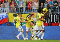 Yerry Mina clasifica a Colombia como primera y fulmina a Senegal