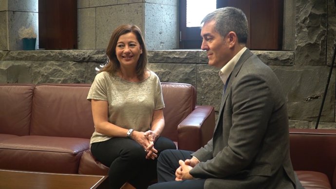 Clavijo y Armengol delcaran en acto oficial