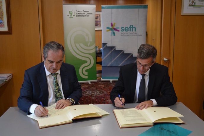 Firma de un convenio entre el CGCOF y la SEFH