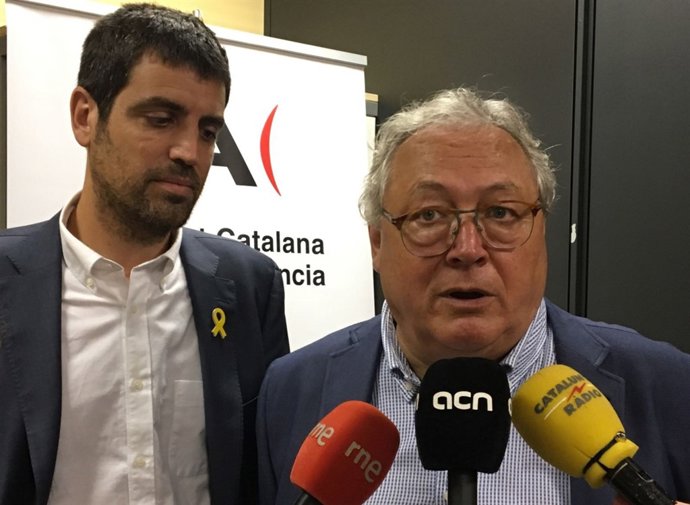 El president de l'Acco, Marcel Coderch, i el director general, Marc Realp