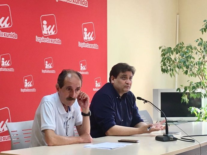 Secretarios de Organización de IU de Oviedo y de Asturias