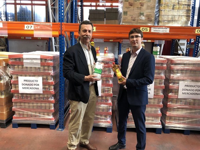 Pascual-Salcedo y Flandes en donación de Mercadona al Banco de Alimentos