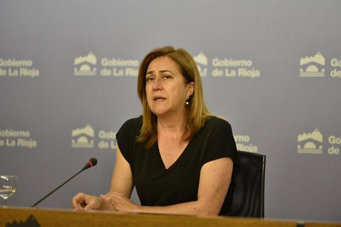 La portavoz del Gobierno, Begoña Martínez-Arregui, en comparecencia Consejo