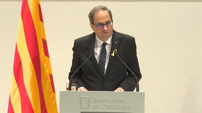 Quim Torra en la Generalitat de Catalunya