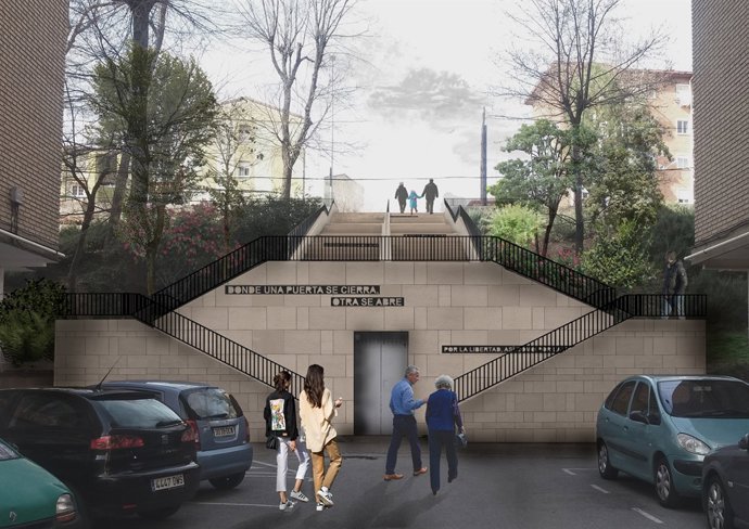 Escaleras de la calle Alcor