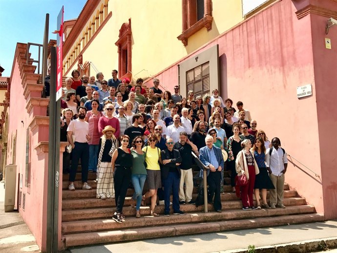 Foto de família del Teatre Lliure 2018-2019