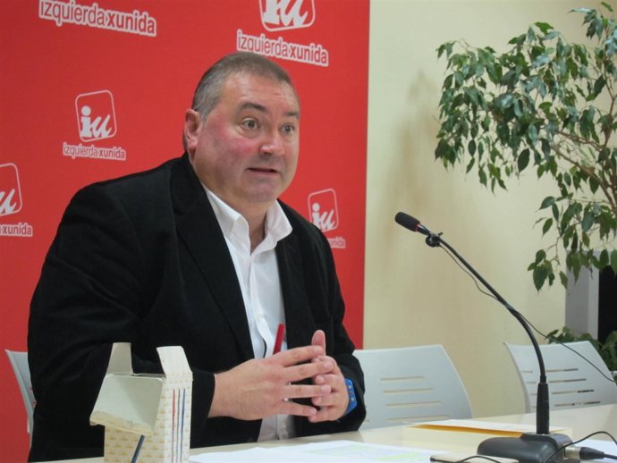 El coordinador regional de IU en Asturias, Ramón Argüelles