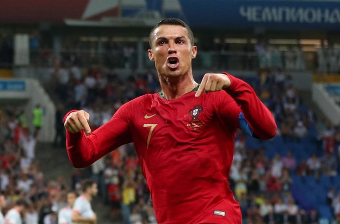 El delantero de Portugal Cristiano Ronaldo