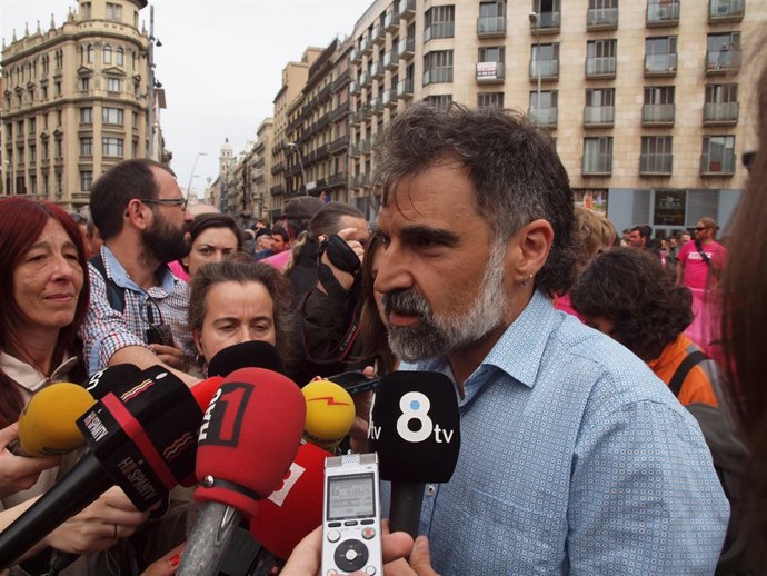 El president d'Òmnium Cultural, Jordi Cuixart (Arxiu)