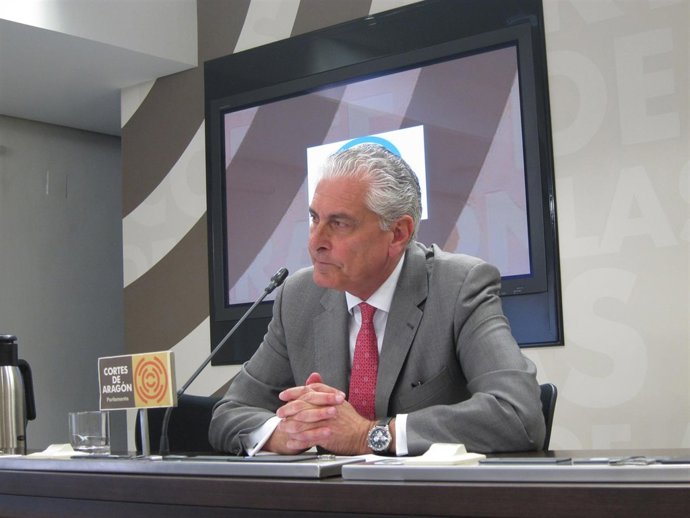 El portavoz de Hacienda del PP Aragón, Antonio Suárez.                    