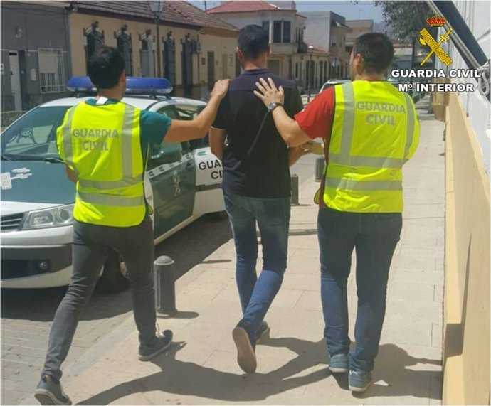 El detenido en Jacarilla