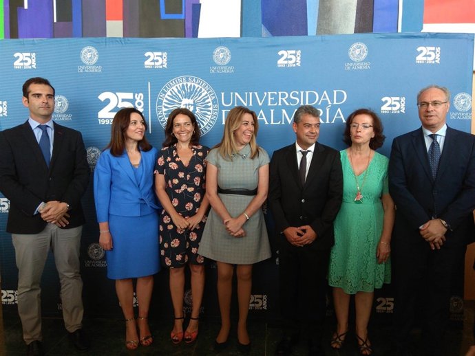 Susana Díaz acude al 25 aniversario de la UAL