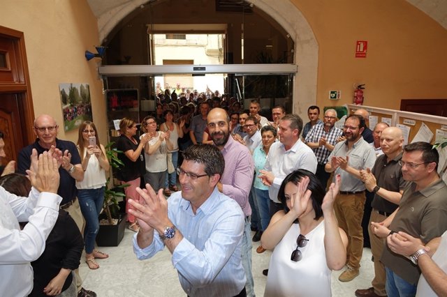 Llegada de Rodríguez al Ayuntamiento de Ontinyent