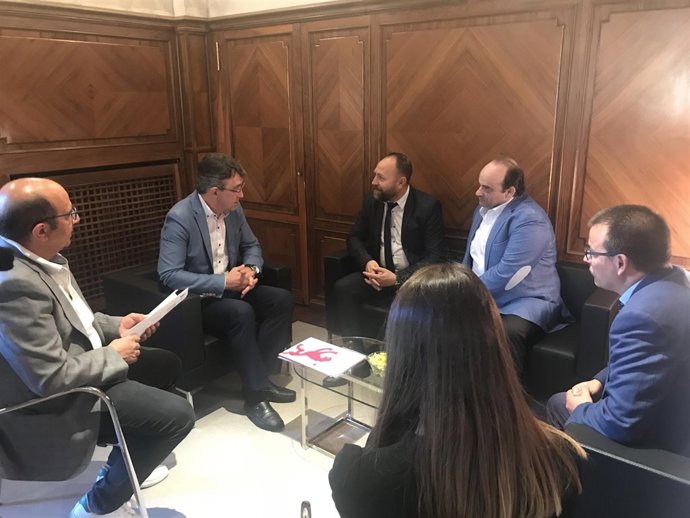 Reunión de Martínez Majo con Aletic 29-6-2018