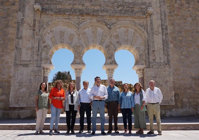 Los concejales del PP en Medina Azahara