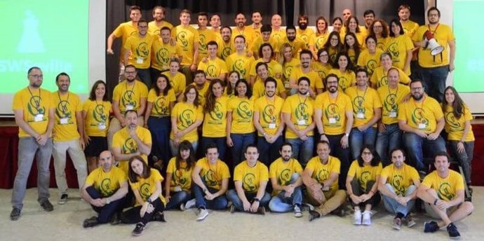 Participantes del Sevilla Startup Weekend Education celebrado en 2017
