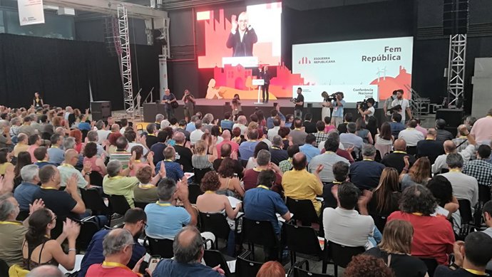 Conferència nacional d'ERC 2018 a L'Hospitalet de Llobregat (Barcelona)
