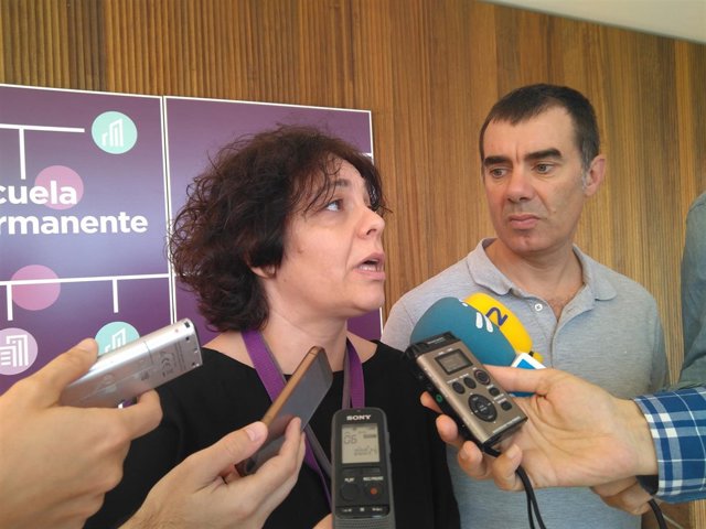 Gloria Elizo y Eduardo Santos, de Podemos