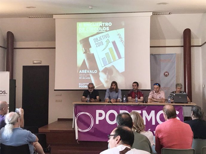 Ávila.- Encuentro de Podemos CyL en Arévalo