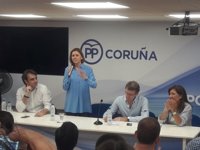 Cospedal, sobre las críticas de Casado: "Lo que no se puede es cambiar las reglas de juego a mitad del partido"