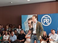 Casado (PP): "Sánchez ha dado la cara como un Rodríguez Zapatero dos con una agenda basada en la fractura social"
