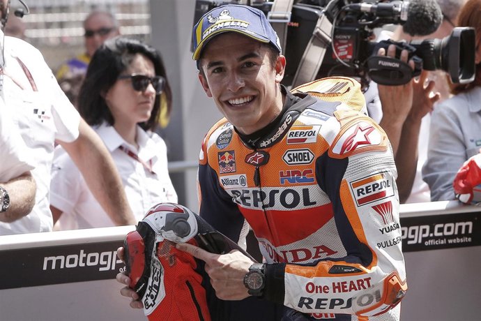 Marc Márquez, en el Gran Premio de Catalunya.