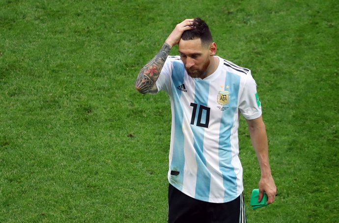 Messi se despide del Mundial de Rusia en octavos de final