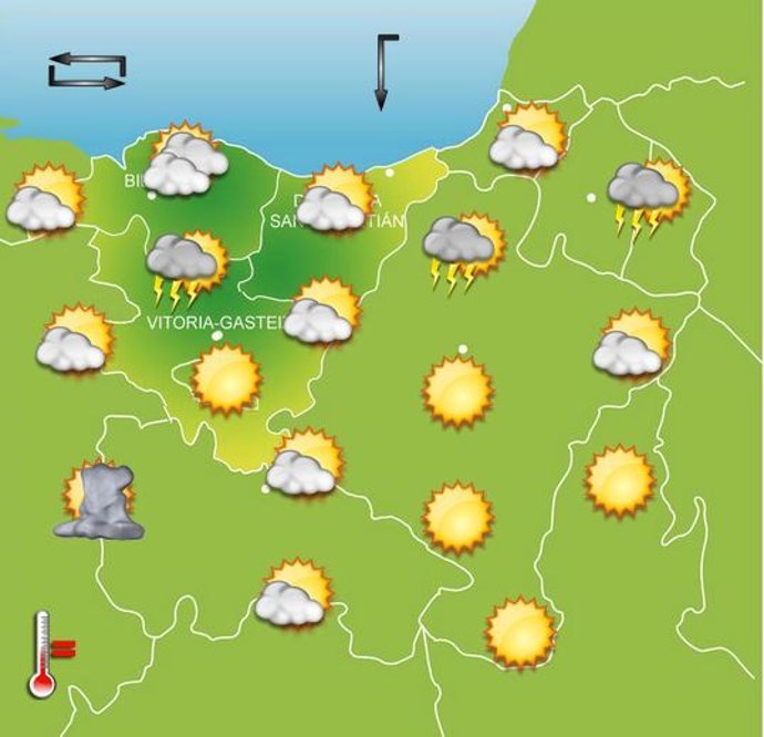 Previsiones para el 1 de julio