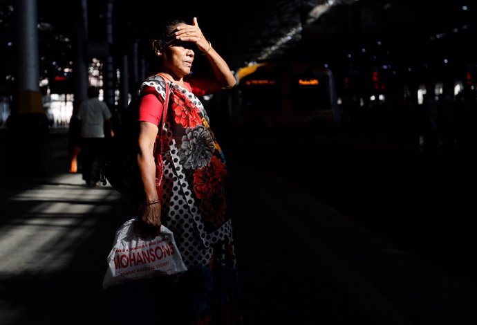 Mujer en Bombay