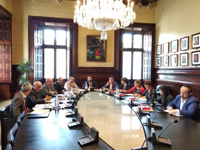 Reunión de la Mesa del Parlament en una imagen de archivo